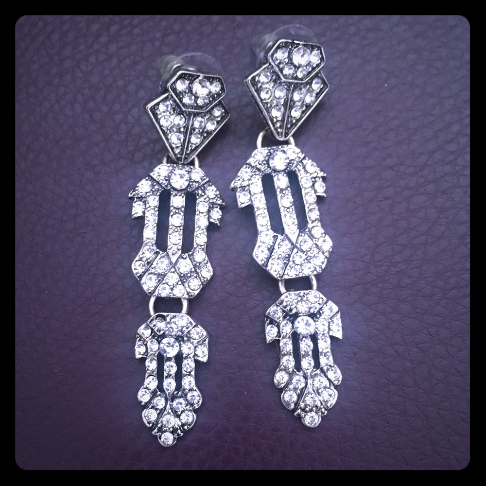Art Deco inspired earrings